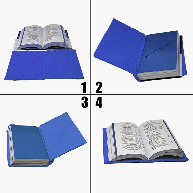 Anseal 2 Pack Stretchable Book Sleeve Covers, for Paperbacks Hardcover Textbooks up to 9" x 12", Office Supplies with Free Sticker Labels (2 Pack, Black) - Image 2